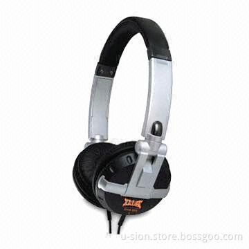 Headphones, Made of Plastic, for MP3/iPhone and Notebook, with 3.5 x 2 Stereo Plug Connector